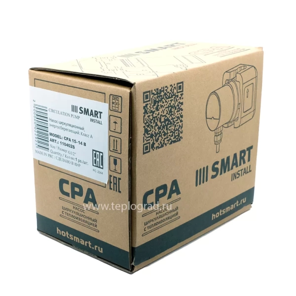 Циркуляционный насос Smart Install CPA 15-14B для ГВС