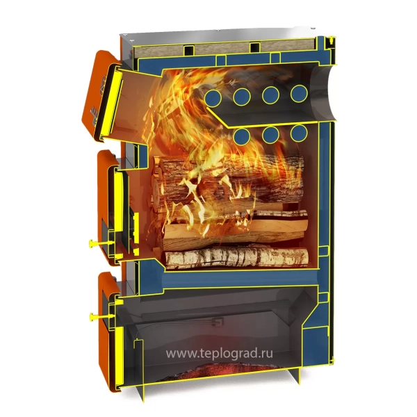 Твердотопливный котел Теплодар Куппер ПРО-22 (2.0)