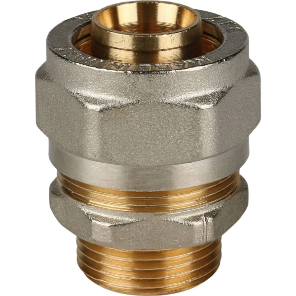 Переходник с наружной резьбой винтовой Stout 3/4x26