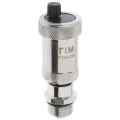 Автоматический воздухоотводчик TIM 1/2 прямой с отсекающим клапаном, хром