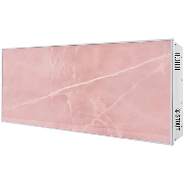 Отопительная панель Stout Rose Stone SCT 120x60 розовый гранит