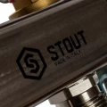 Коллектор из нержавеющей стали в сборе без расходомеров Stout на 5 выходов