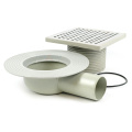 Душевой трап Valfex 150x150 DN50 регулируемый, горизонтальный выпуск