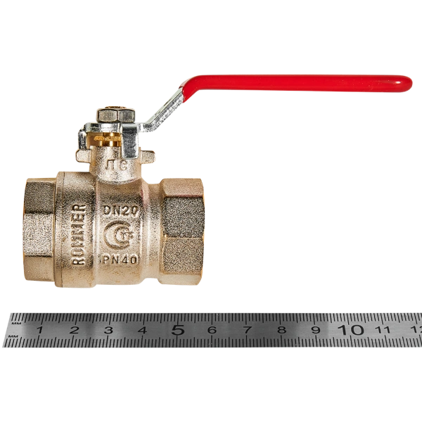 Кран шаровой Rommer ВВ 3/4, ручка рычаг