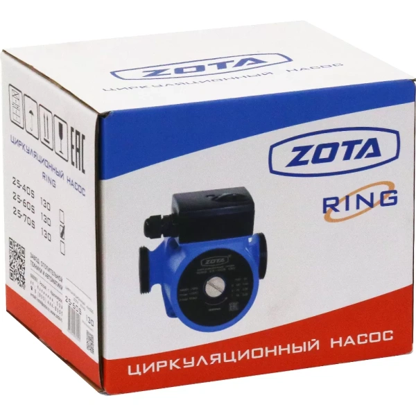 Циркуляционный насос Zota RING 25/60 S 130