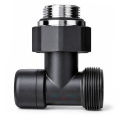 Узел нижнего подключения Royal Thermo Design угловой 1/2x3/4, черный