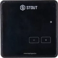 Проводной комнатный регулятор Stout R-10z, чёрный