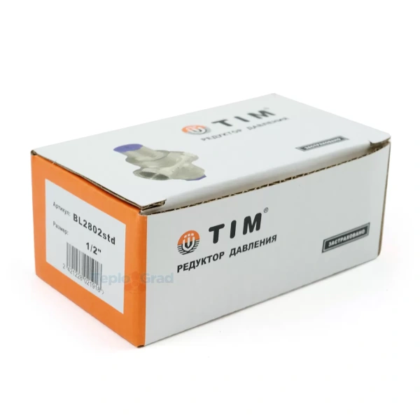 Редуктор давления TIM 1/2 с выходом под манометр, компактный