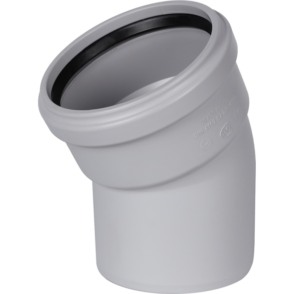 Отвод канализационный Stout 110x30° бесшумный
