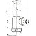 Сифон для раковины AlcaPlast A443-DN50/40 11/2