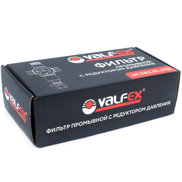 Самопромывной фильтр Valfex 1/2 с редуктором и корпусом из латуни