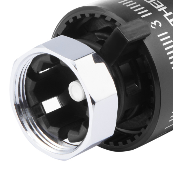 Термостатическая головка Royal Thermo М30x1,5 черная RTO 08.03