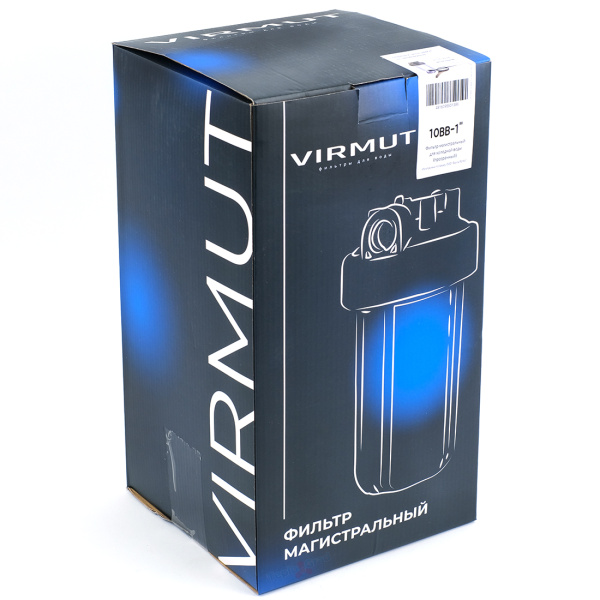 Магистральный фильтр Virmut МФБП-10ББ с возможностью установки манометра 