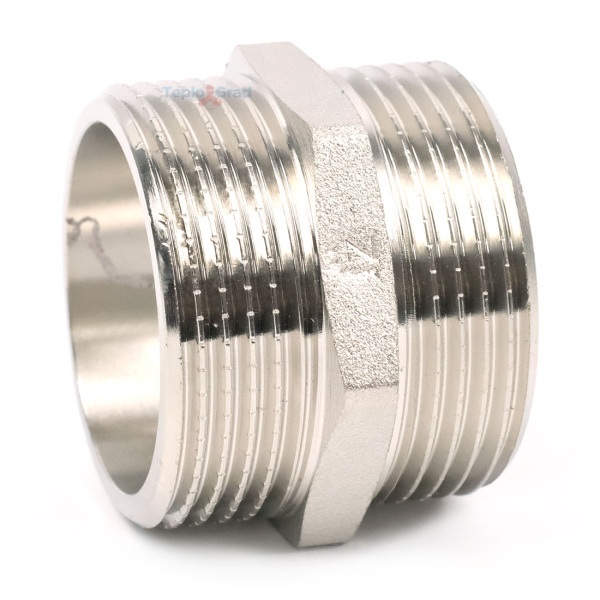 Ниппель 1 1/4 НН никелированный Zeissler
