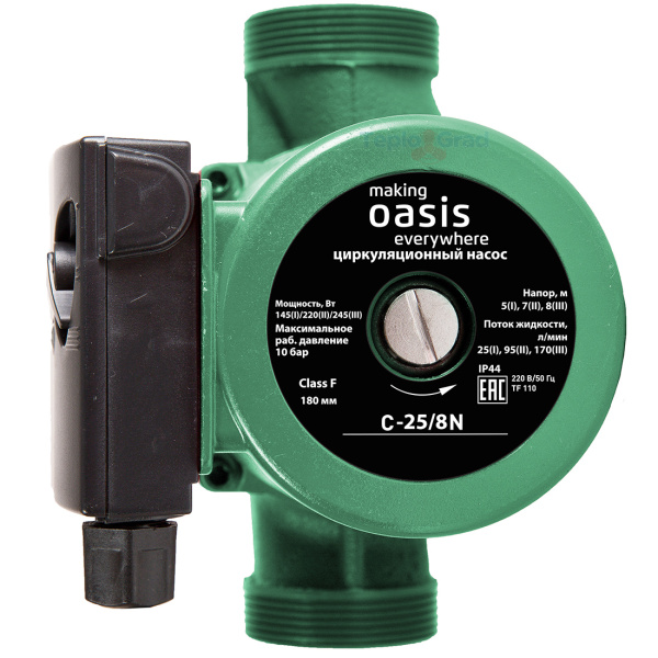 Циркуляционный насос Oasis C-25/8 N