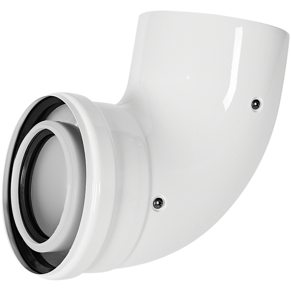 Отвод конденсационный Rommer 80/125 90°