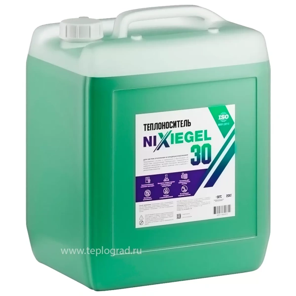 Теплоноситель на основе этиленгликоля Nixiegel-30 20 кг