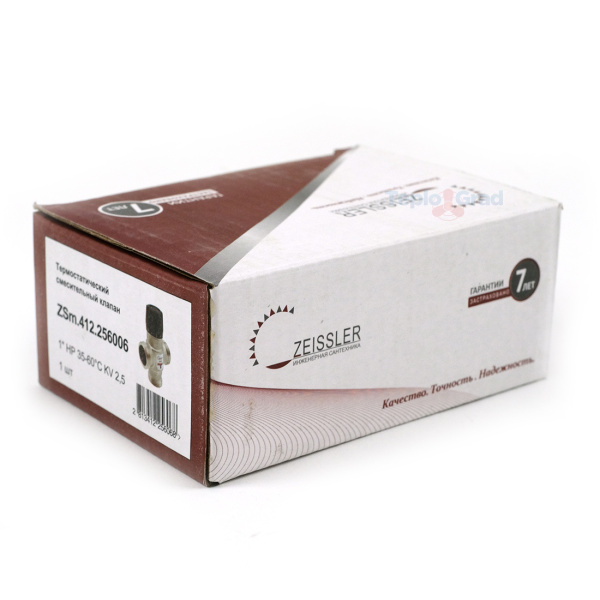 Термостатический смесительный клапан Zeissler 1 НР 35-60°С KVs 2.5