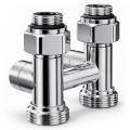 Узел нижнего подключения Royal Thermo Design прямой 1/2x3/4, хром
