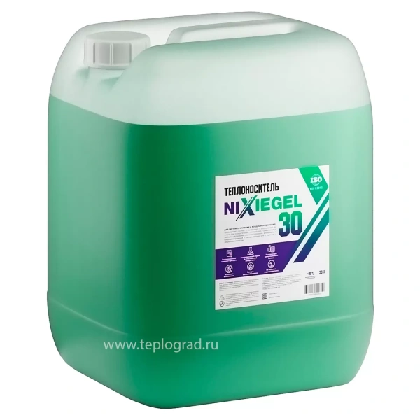 Теплоноситель на основе этиленгликоля Nixiegel-30 30 кг