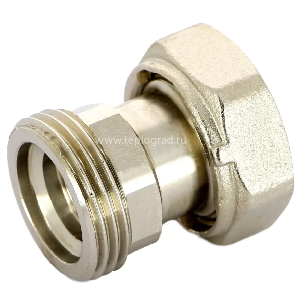 Соединение с накидной гайкой Uni-Fitt НВ 1 с плоской прокладкой и обратным клапаном