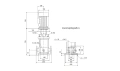 Многоступенчатый вертикальный насос Grundfos CR1-27 A-FGJ-A-E-HQQE 1x220/240 50HZ - 96533341