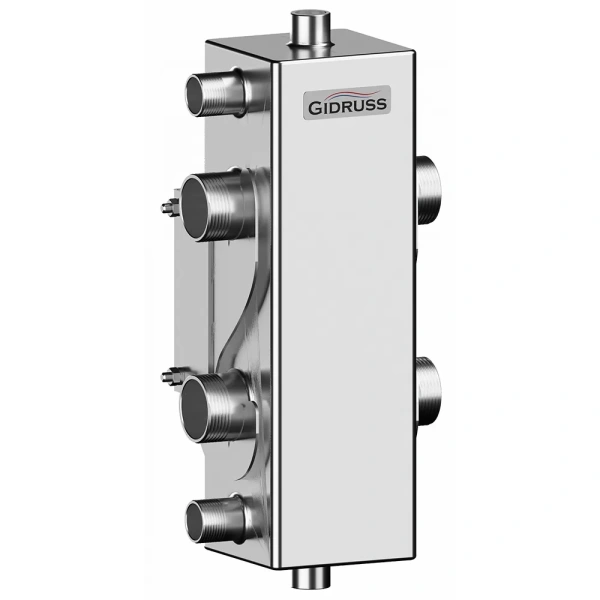 Гидрострелка Gidruss GRSS-100-32 (до 100 кВт, G 1 1/4, нерж. сталь)