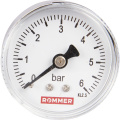 Манометр аксиальный Rommer 50 мм, 0-6 бар, 1/4