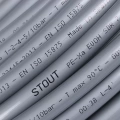 Труба из сшитого полиэтилена Stout PEX-А 16х2.2 бухта 500 метров с кислородным слоем
