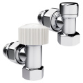 Набор термостатический угловой Royal Thermo Design 1/2" М30х1,5 (хром)