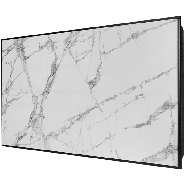 Отопительная панель Stout White Stone SCT 120x60 белый гранит / черный корпус