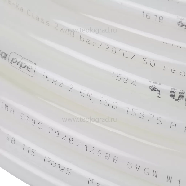 Труба белая Uponor Aqua Pipe 16x2,2 PN10 бухта 100 м