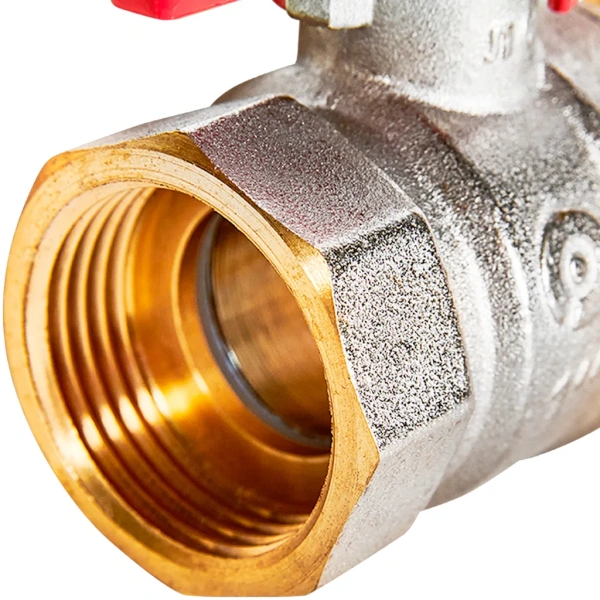 Кран шаровой Rommer НВ 1, ручка бабочка