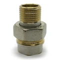 Американка прямая TIM 1/2 никелированная HJS022N