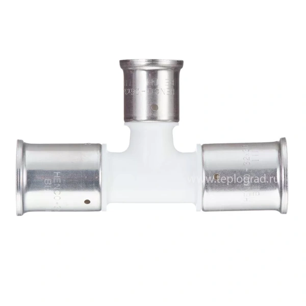Пресс тройник Henco 32x26x32 белый