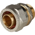 Переходник с наружной резьбой винтовой Stout 3/4x26