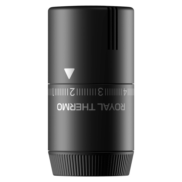 Термостатическая головка Royal Thermo Design М30x1,5 черная