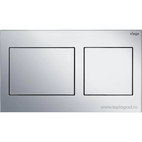Кнопка смыва Viega Prevista Visign for Style 21 8611.1 для смывных бачков, пластик хром