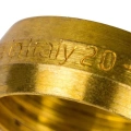 Фитинг компрессионный Stout 20х2,0x3/4 для труб из сшитого полиэтилена