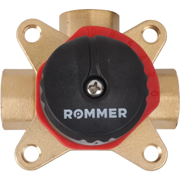 Трехходовой клапан Rommer 1/2 KVs 2,5
