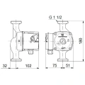 Циркуляционный насос Grundfos UPS 25-60 180 96281477
