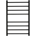 Электрический полотенцесушитель Stout PIANO quadro 500x800 черный матовый