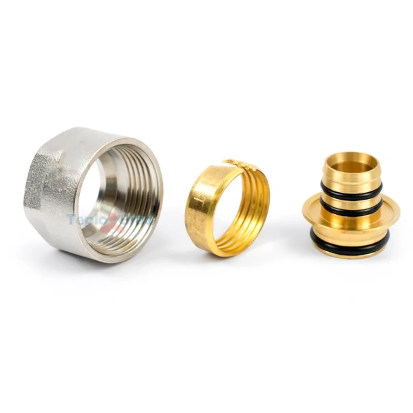 Резьбозажимное соединение TIM 20х2.8 - G 3/4" коллекторное для труб