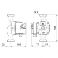 Циркуляционный насос Grundfos UPS 32-70 180 96621355