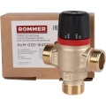 Термостатический смесительный клапан Rommer 3/4 НР 20-43°С KVs 1.6