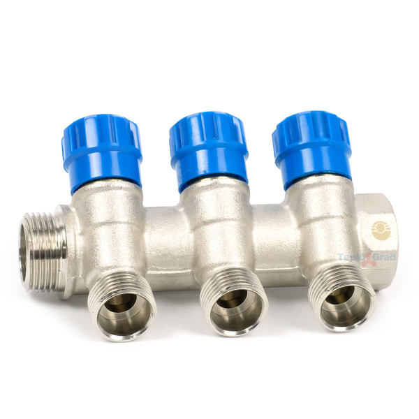 Коллектор Valfex регулирующий 3/4x1/2 на 3 выхода