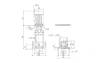 Многоступенчатый вертикальный насос Grundfos CR1-6 A-FGJ-A-V-HQQV 3x230/400 50HZ - 96516264