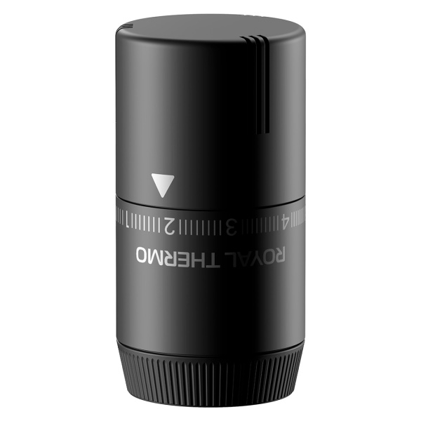 Термостатическая головка Royal Thermo Design М30x1,5 черная