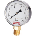Манометр радиальный Rommer 80 мм, 0-10 бар, 1/2