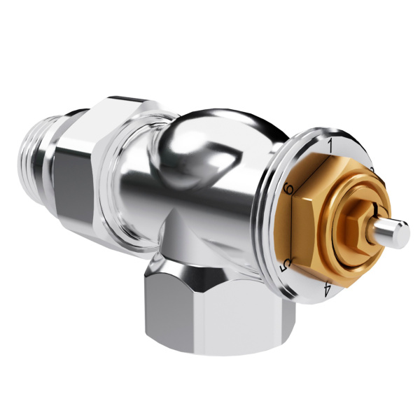 Набор термостатический осевой Royal Thermo Design 1/2" М30х1,5 (хром)